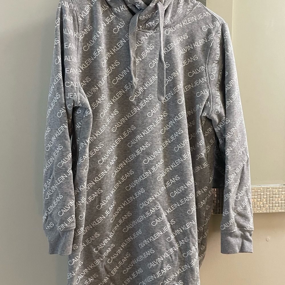 Hoodie sweatshirt dress by Calvin Klein